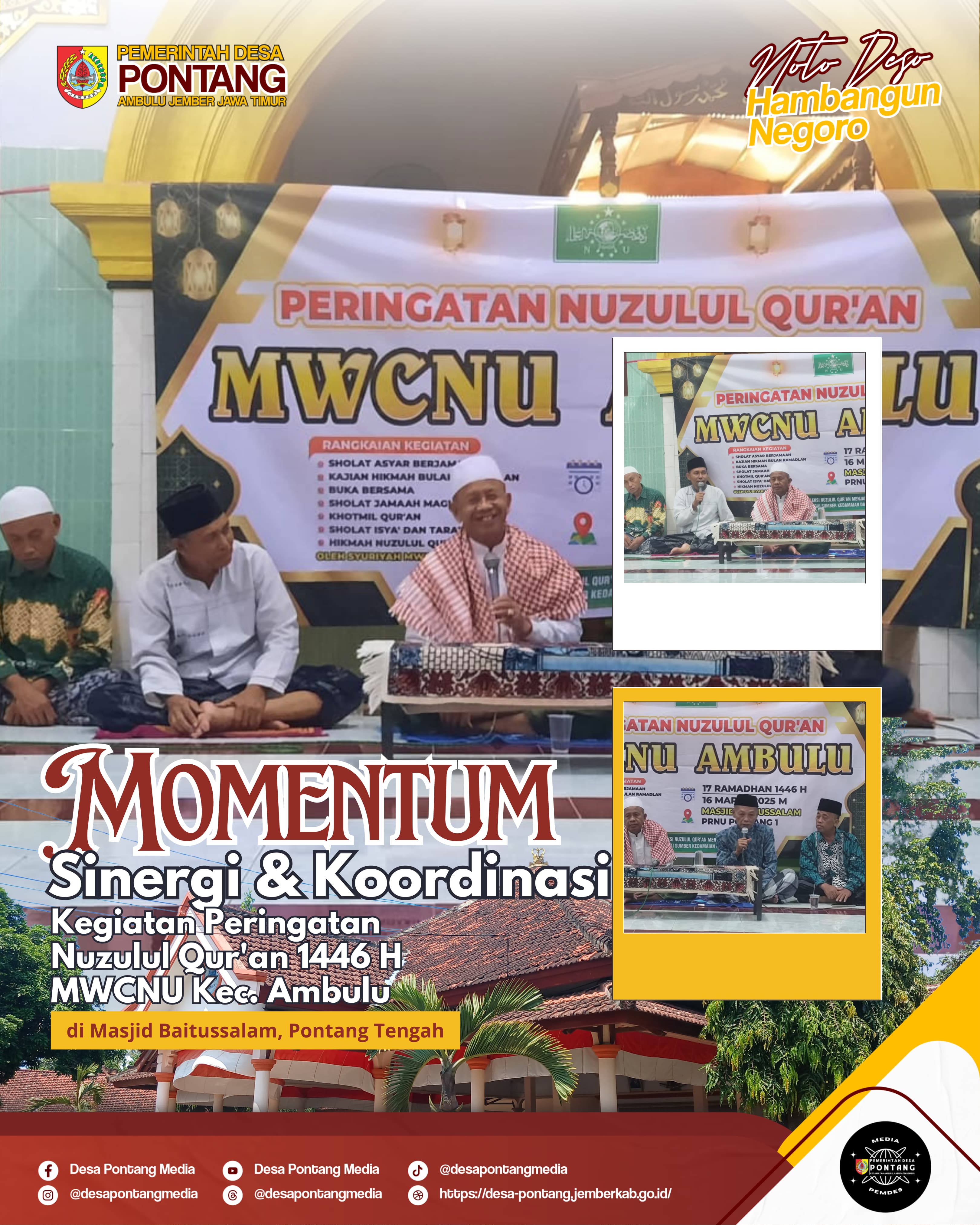 Gambar Berita Peringatan Nuzulul Qur’an 1446 H