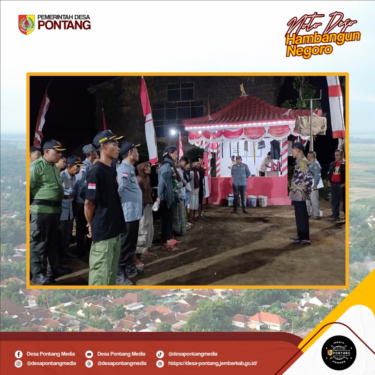 Gambar Berita KOORDINASI PENILAIAN SISKAMLING TERPADU MERAH PUTIH JOGO JAWA TIMUR DAN HARI JADI KE-80 PROVINSI JAWA TIMUR