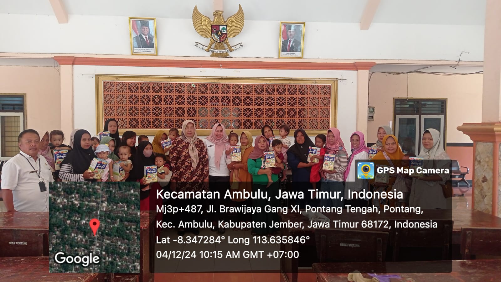 Gambar Berita Penyaluran bantuan susu untuk stanting dari Kecamatan Ambulu
